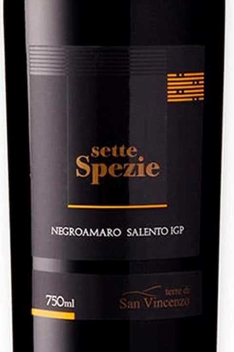 Sette Spezie Negroamaro Salento 750ml - comprar online