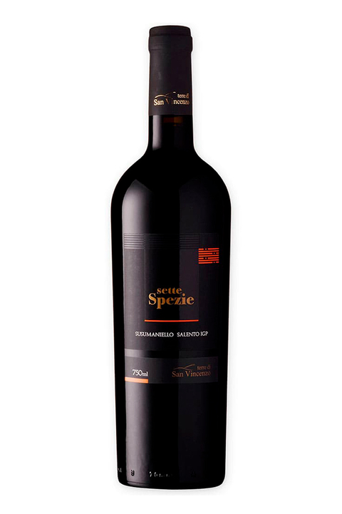 Vinho Italiano Tinto Sette Spezie Sussumaniello Salento 750ml