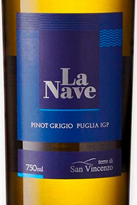 Vinho Italiano Branco La Nave Pinot Grigio 750ml - comprar online