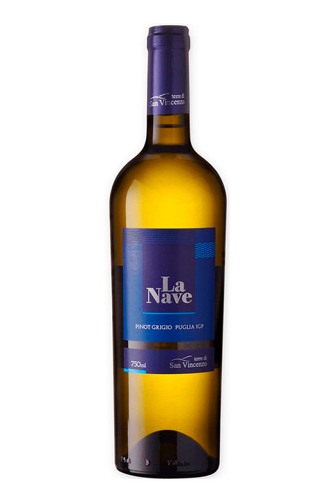 Vinho Italiano Branco La Nave Pinot Grigio 750ml