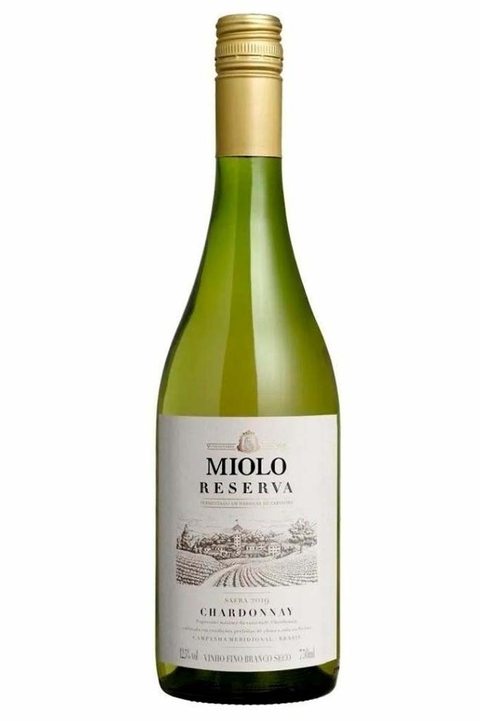 Vinho Nacional Branco Miolo Chardonnay Reserva 750ml