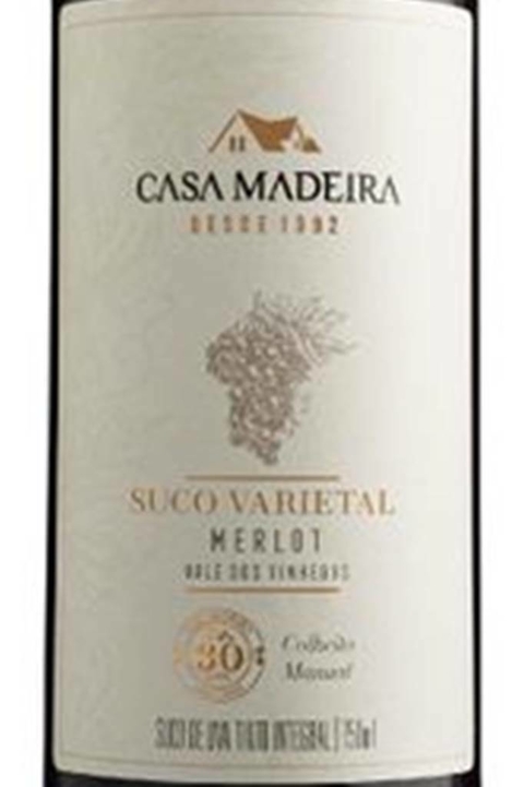 Casa Madeira Suco De Uva Premium Tinto Merlot 750ml - comprar online