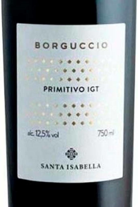 Vinho Italiano Tinto Kit 6 Santa Isabella Borguccio Primitivo 750ml - EMPÓRIO ITIÊ