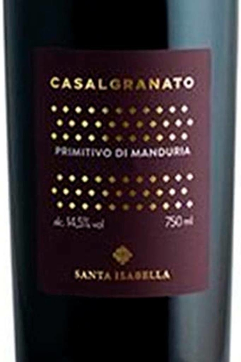 Vinho Italiano Tinto Casalgranato Primitivo Di Manduria 750ml - comprar online