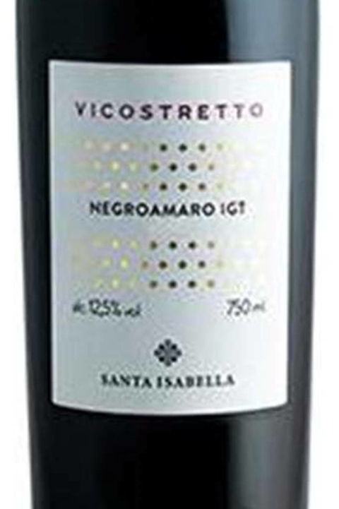 Vinho Italiano Tinto Santa Isabella Vicostretto Negroamaro 750ml - comprar online