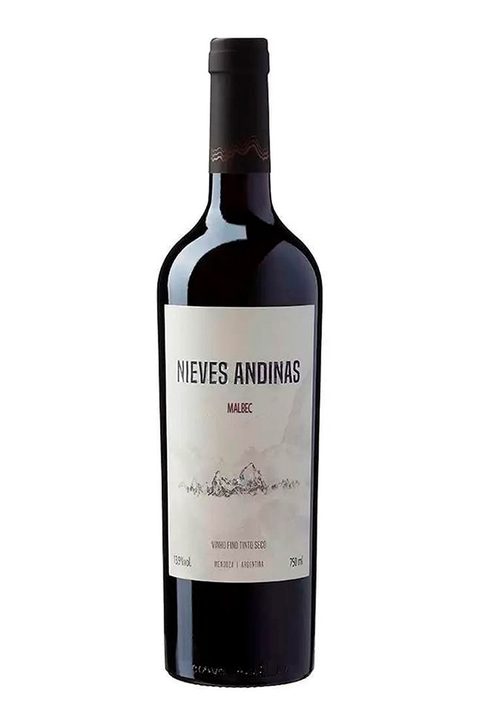 Vinho Argentino Tinto Nieves Andinas Malbec 750ml