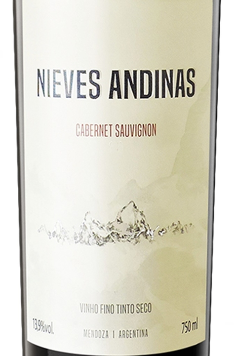 Vinho Argentino Tinto Nieves Andinas Cabernet Sauvignon 750ml - comprar online