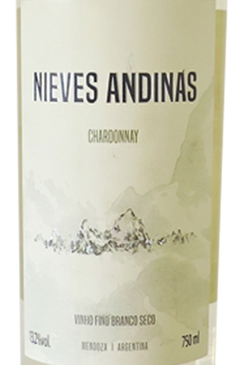 Vinho Argentino Branco Nieves Andinas Chardonnay 750ml - comprar online