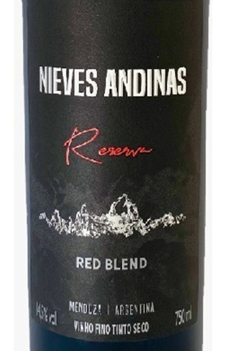Nieves Andinas Red Blend Reserva 750ml - comprar online