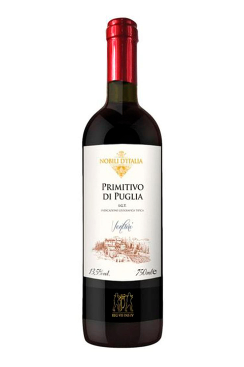 Vinho Italiano Nobili Primitivo Puglia 750ml
