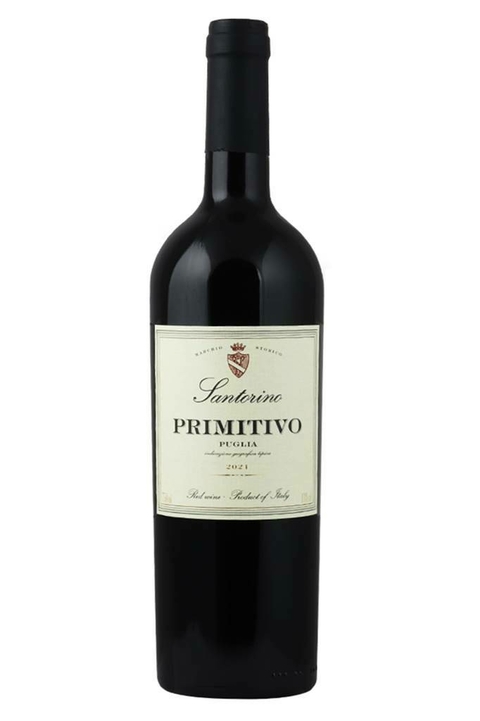 Vinho Italiano Tinto Santorino Primitivo Puglia 750ml