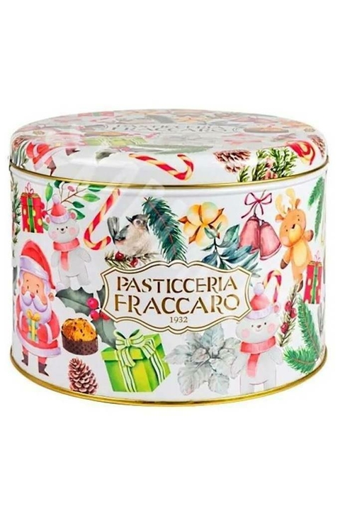 Fraccaro Panetone Italiano Tradicional Lata 750gr