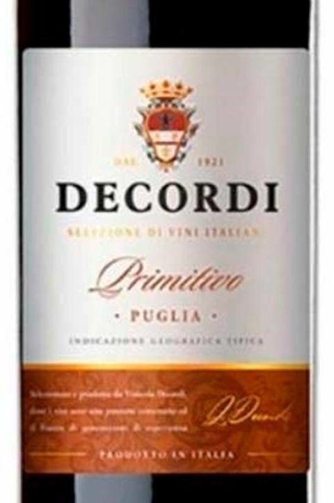 Vinho Italiano Tinto Decordi Primitivo Di Puglia 750ml - comprar online