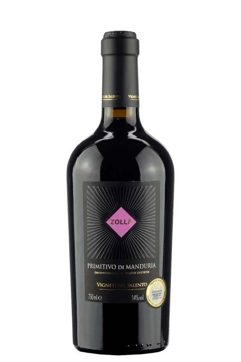 Vinho Italiano Tinto Zolla Primitivo di Manduria 750ml