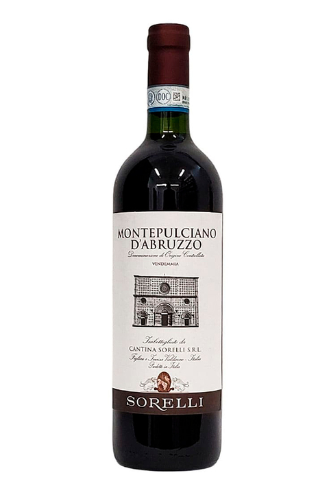 Vinho Italiano Tinto Sorelli Montepulciano Dabruzzo 750ml