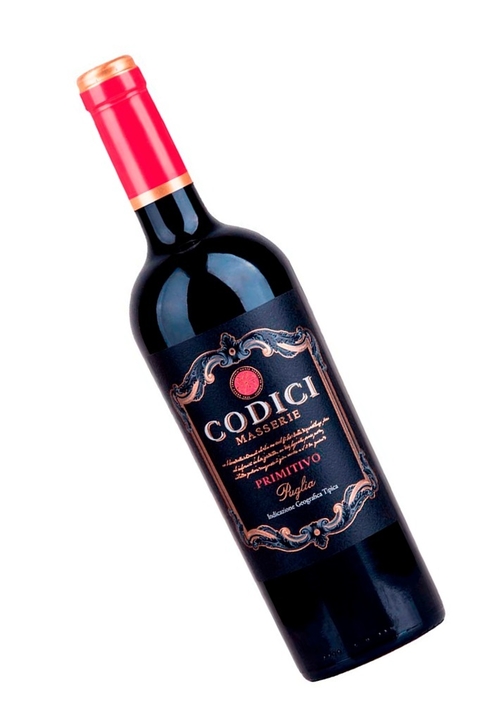 Vinho Italiano Tinto Codici Masserie Primitivo Puglia 750ml na internet