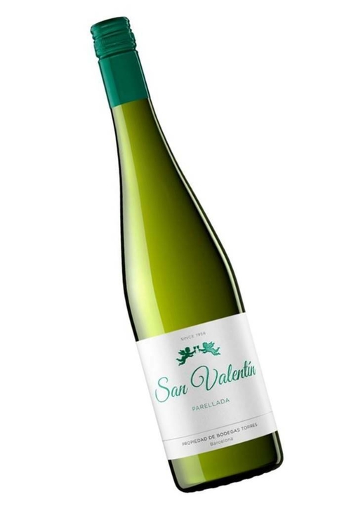 Vinho Espanhol Branco San Valentín Parellada 750ml na internet