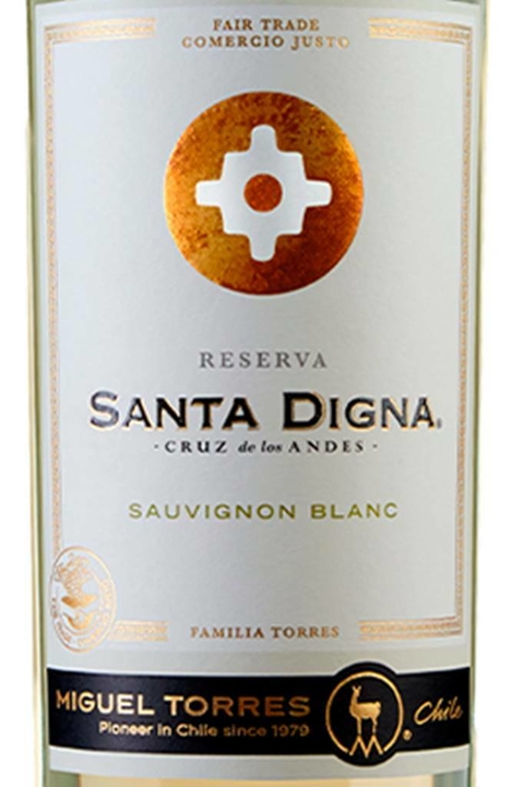 Vinho Chileno Branco Santa Digna Sauvignon Blanc Reserva 750ml - comprar online