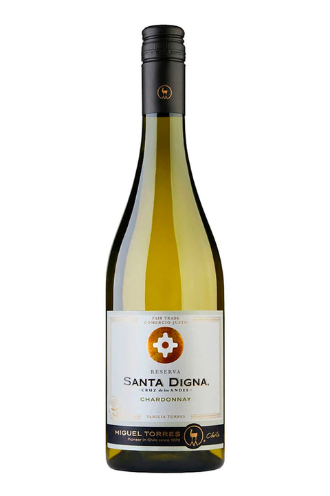 Vinho Chileno Branco Santa Digna Chardonnay Reserva 750ml