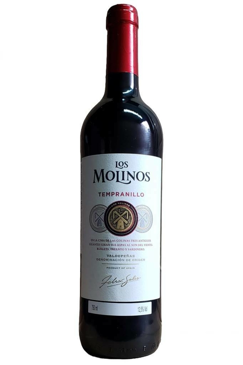 Vinho Espanhol Tinto Los Molinos Tempranillo 750ml na internet