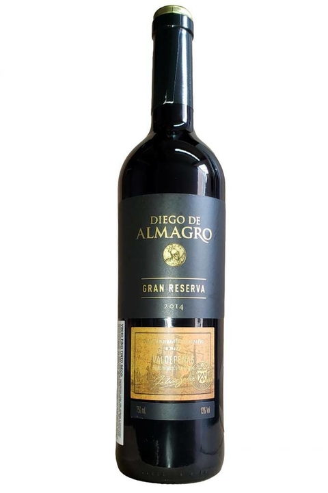 Vinho Espanhol Tinto Diego de Almagro Gran Reserva 750ml