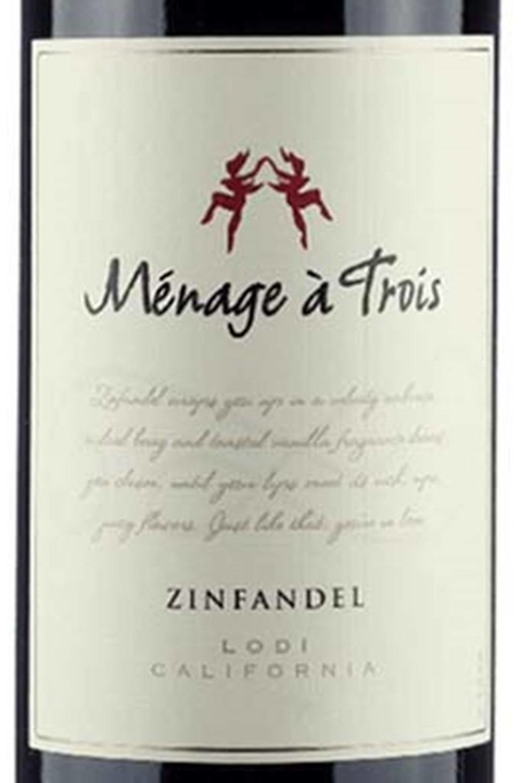 Vinho Americano Tinto Ménage à Trois Zinfandel 750ml - comprar online