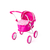 Coche cuna de muñecas - comprar online