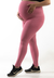 Calça Legging Gestante Fitness Gravida Maternidade Conforto Rosé - REF: FL2