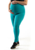 Calça Legging Gestante Fitness Gravida Maternidade Turquesa REF: FL2 - comprar online