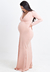 Vestido Sereia Com Decote Amamentação Rosé REF: VSG1 na internet