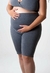 Bermuda Fitness Gestante Maternidade Conforto Plus Size Cinza REF: BFGP1