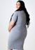 Vestido Amamentação e Gestante Plus Size Cinza - REF: VPGA4 - comprar online