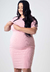 Vestido Amamentação e Gestante Plus Size Rosé - REF: VPGA4 na internet