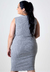 Vestido Amamentação Gestante Tubinho Plus Size Cinza - REF: VPAT1 - comprar online