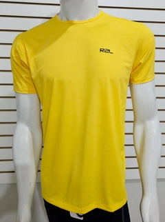 Camiseta R2L com filtro UV50+ amarela