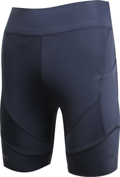 Bermuda corrida cós alto masculina black full