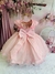 2121 Vestido de Festa Infantil Rosa Bebê Com Renda Luxo 1.2.3.4 na internet