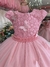 2024 Vestido De Festa Juvenil Rosê Aplique Borboletas Luxo - 4 ao 12 - comprar online