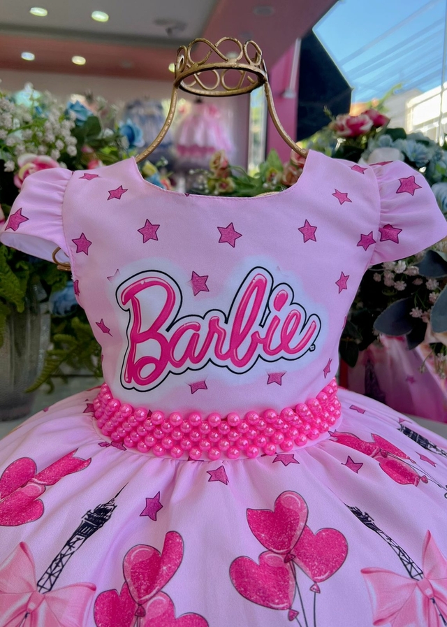 Vestido Barbie  Vestido barbie, Barbie, Festa barbie