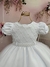 3623 Vestido Infantil Super Luxo Elegante Branco - 1.2.3.4 - comprar online