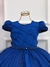 2421 Vestido Juvenil Azul Royal C/ Brilho Festa Dama de Honra Formatura - 4 ao 16 - comprar online