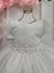 3590 Vestido Festa Infantil Juvenil Branco Princesa Luxo 4 ao 12 - comprar online