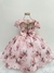 808 Vestido De Festa Juvenil Floral Rosê Luxo - 4 ao 16 na internet