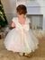 1091 Vestido Infantil Off White C/ Aplique Borboletas 1.2.3.4 - loja online