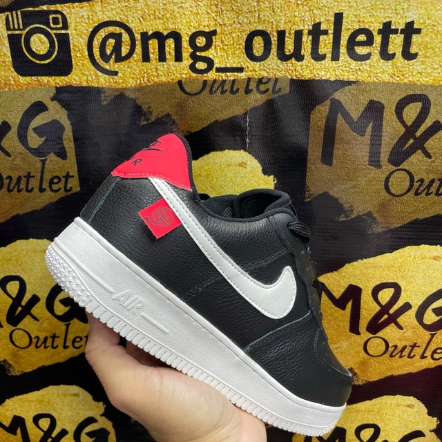 Nike Air Force Preto/Vermelho - Comprar em M&G Outlet