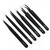 Jogo de 4 Pinças de Aço Tweezers Set - Master Tools - comprar online