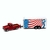 Miniatura Chevy Série Truck & Trailer 1/64 Johnny Lightning - loja online