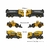 Miniatura Volvo Construction 3pcs Betoneira, Trator Caminhão - comprar online