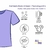 Camiseta Basic Unissex Pilates Ponte (P08) - loja online