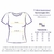 T-shirt Basic Feminina Pilates Ponte (P08)